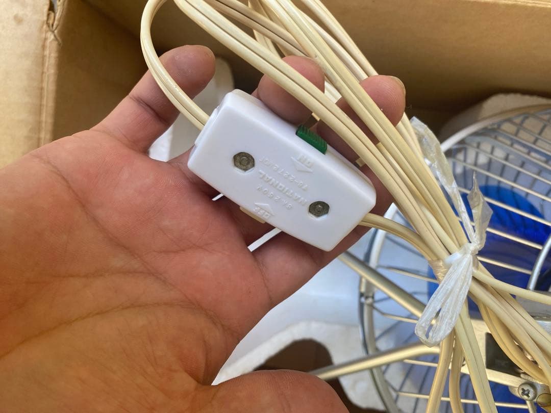 f-20az 20cmペットファン　ナショナル　昭和レトロポップ　扇風機