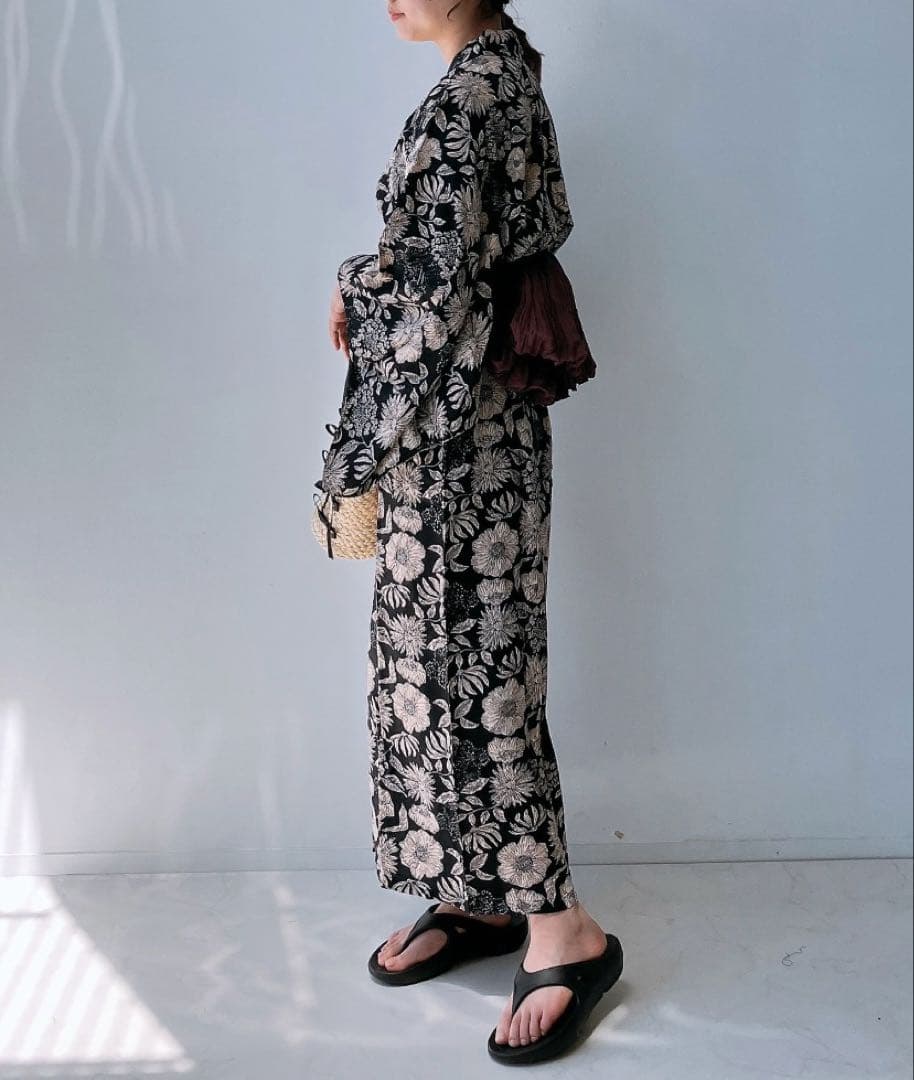 新品タグ付き　asa know as ひんやり 2wayセパレート浴衣