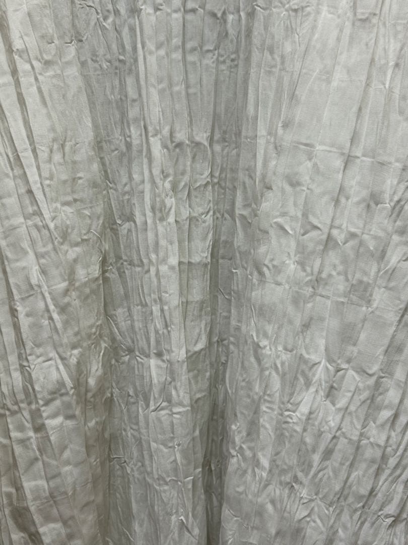 ISSEY MIYAKE MEN ホワイトプリーツシャツ