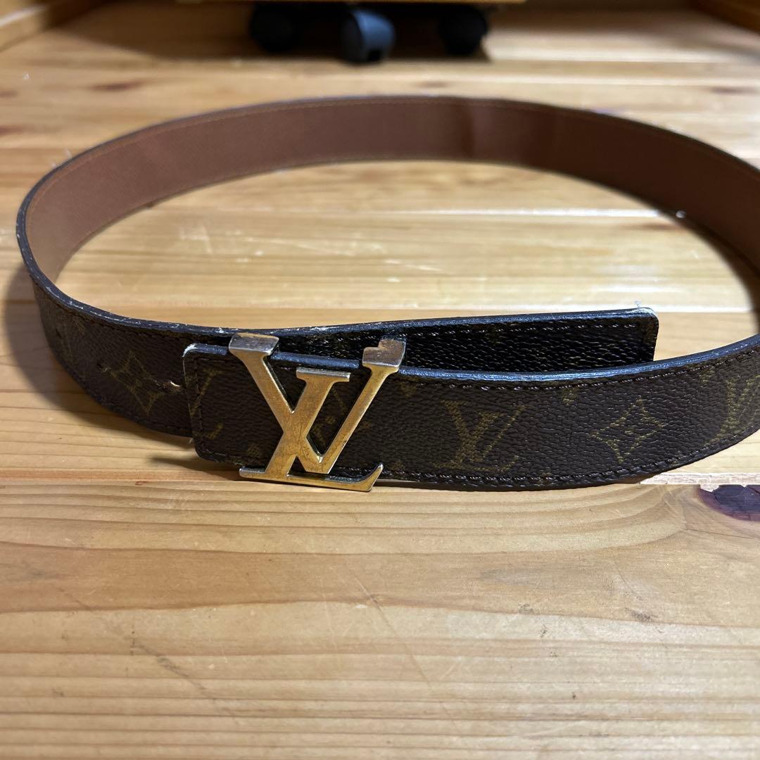 【値下げ交渉⭕️】Louis Vuitton ブラウンレザーベルト