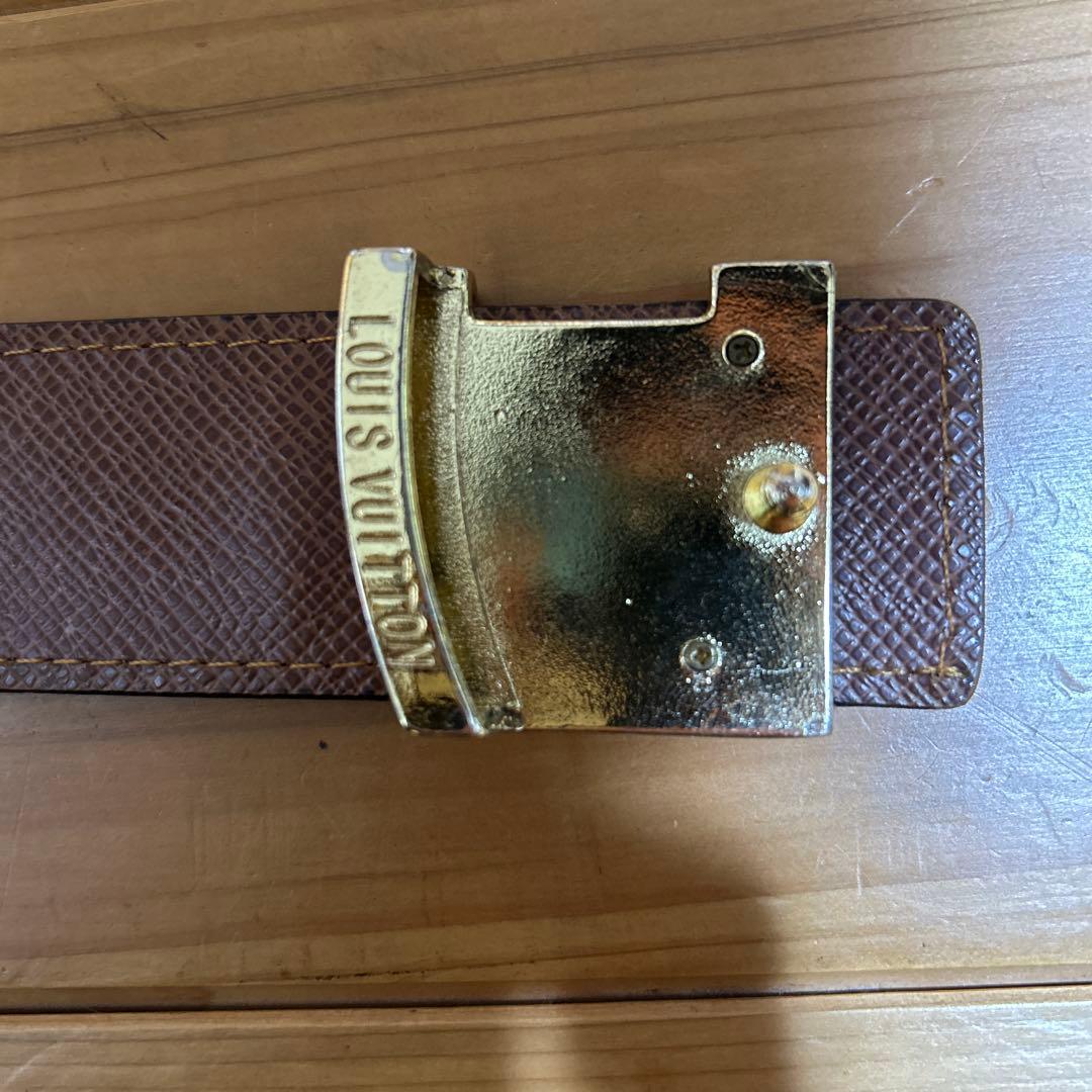 【値下げ交渉⭕️】Louis Vuitton ブラウンレザーベルト