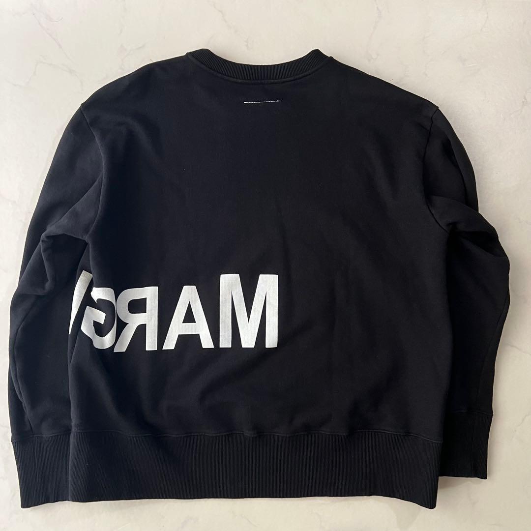 MM6 メゾンマルジェラ スウェット トレーナー ブラック 川口春奈さん着用
