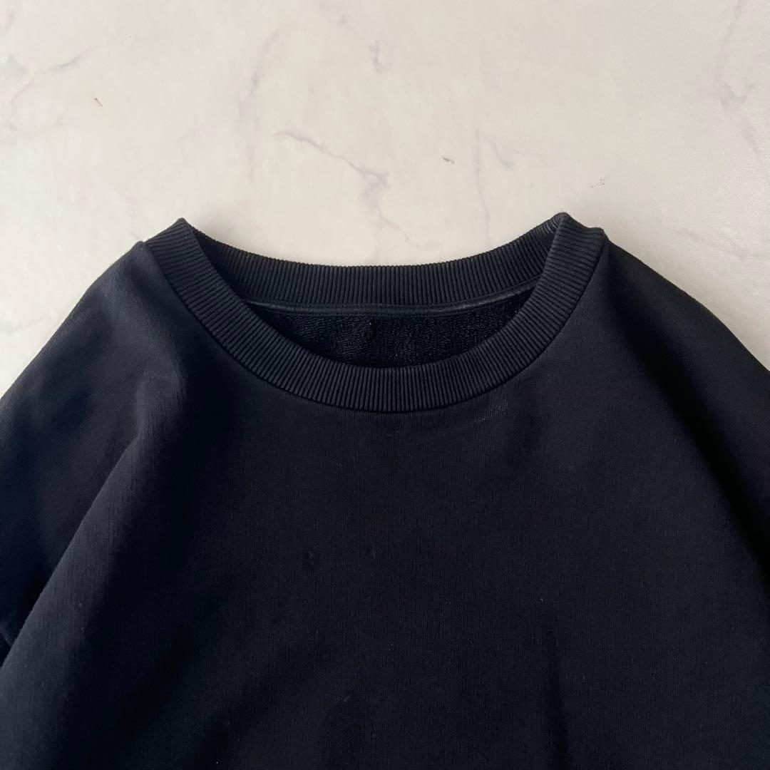 MM6 メゾンマルジェラ スウェット トレーナー ブラック 川口春奈さん着用