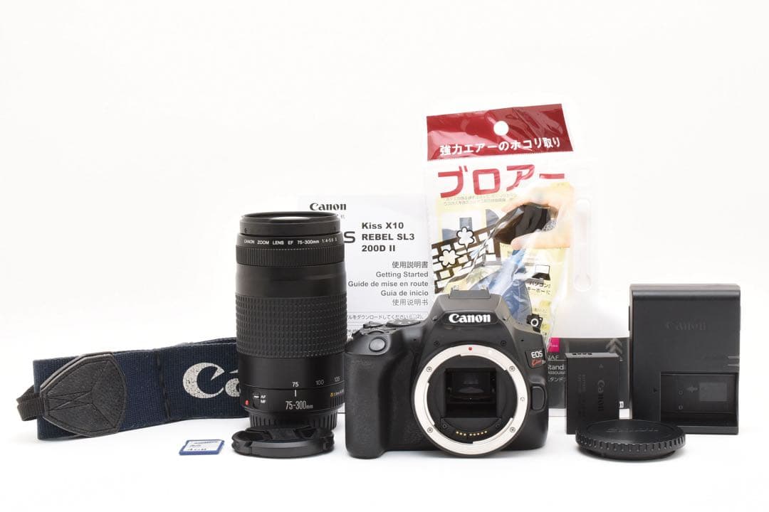 デジタル 一眼レフ カメラ canon kiss x 10望遠レンズセット
