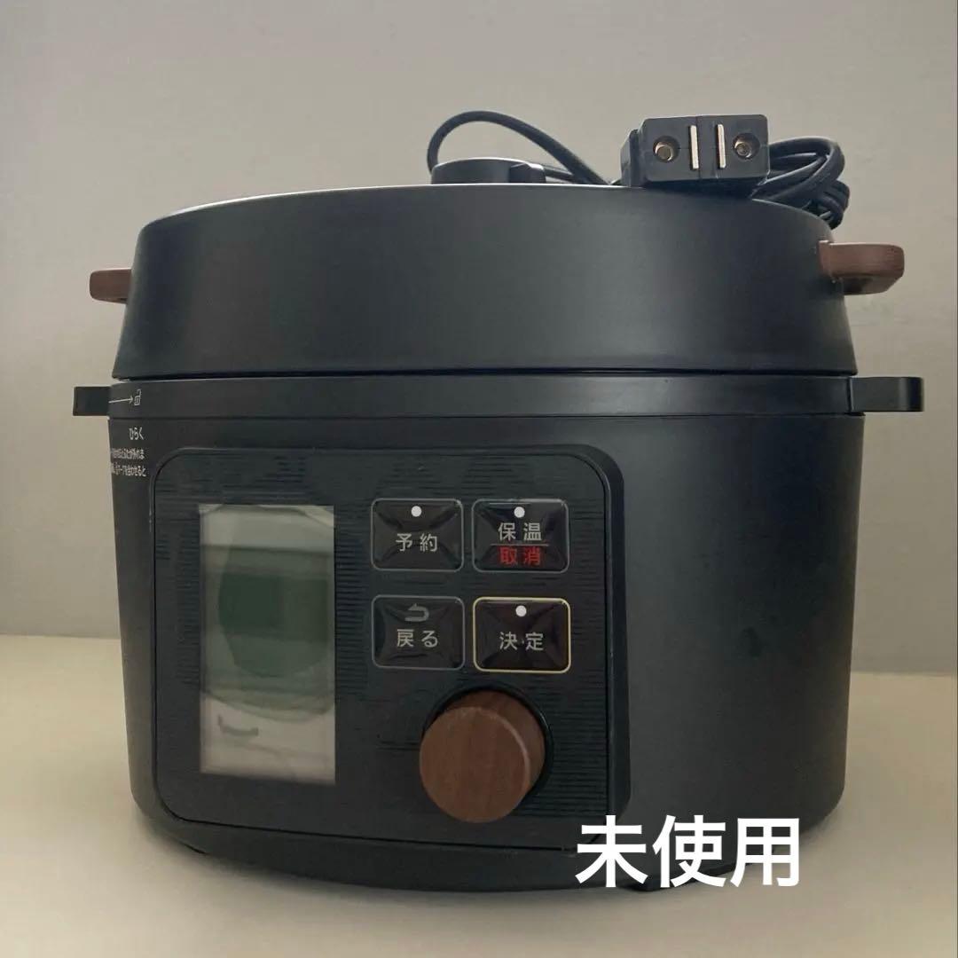 【未使用】アイリスオーヤマ 電気圧力鍋 3.0L ブラック
