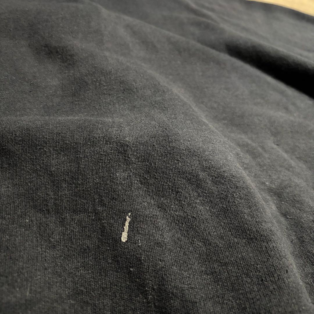 90s - vintage パーカー　ダブルフェイス　裏サーマル　フェード　紺色