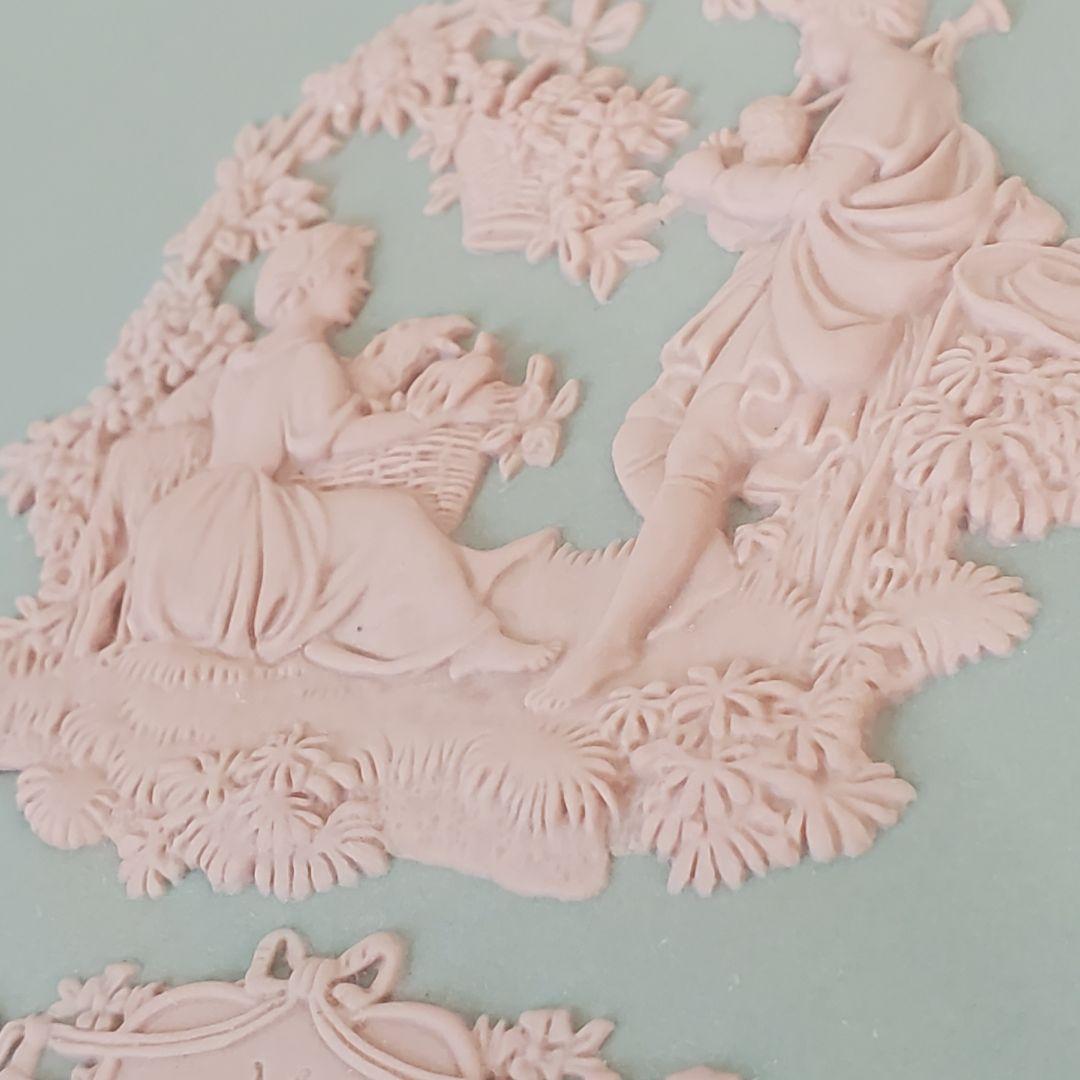 d*7様  ジャスパー バレンタイン プレート ピンク グレー