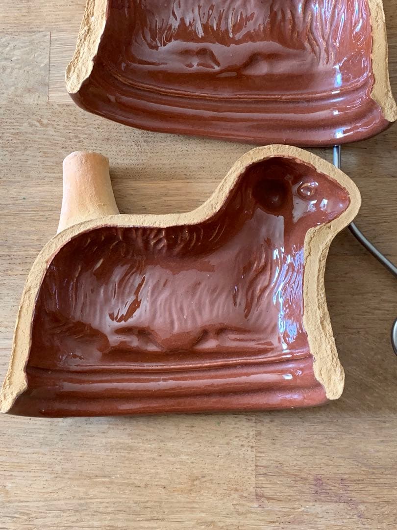 フランス アンティーク アニョーパスカル型 アルザス地方 スフレンハイム焼き