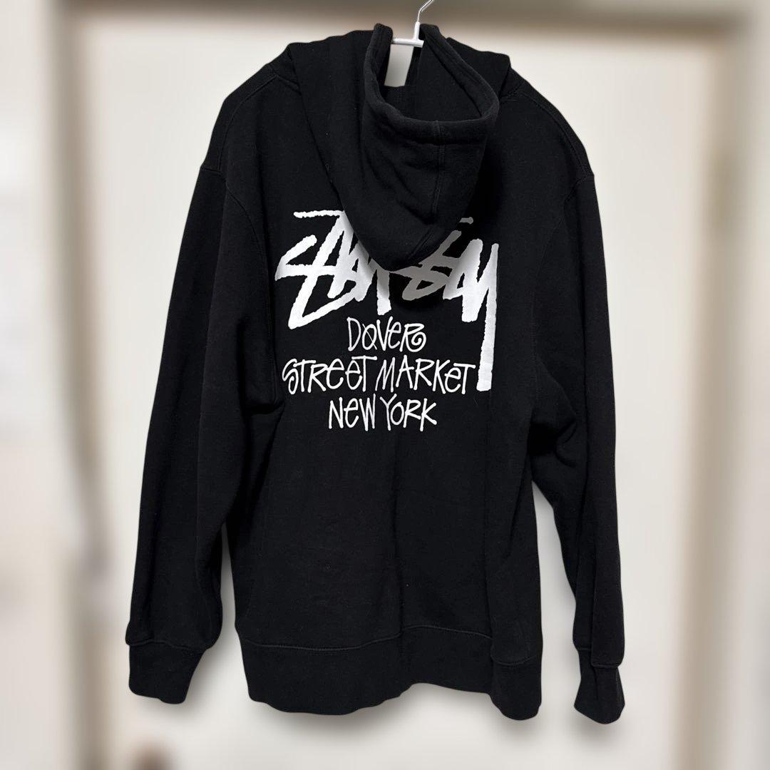 ストゥーシー パーカー 黒 Mサイズ