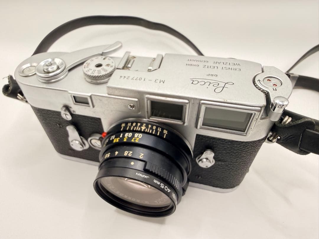 フィルムカメラ Leica M3 + Minolta M-Rokkor 40mm f/2