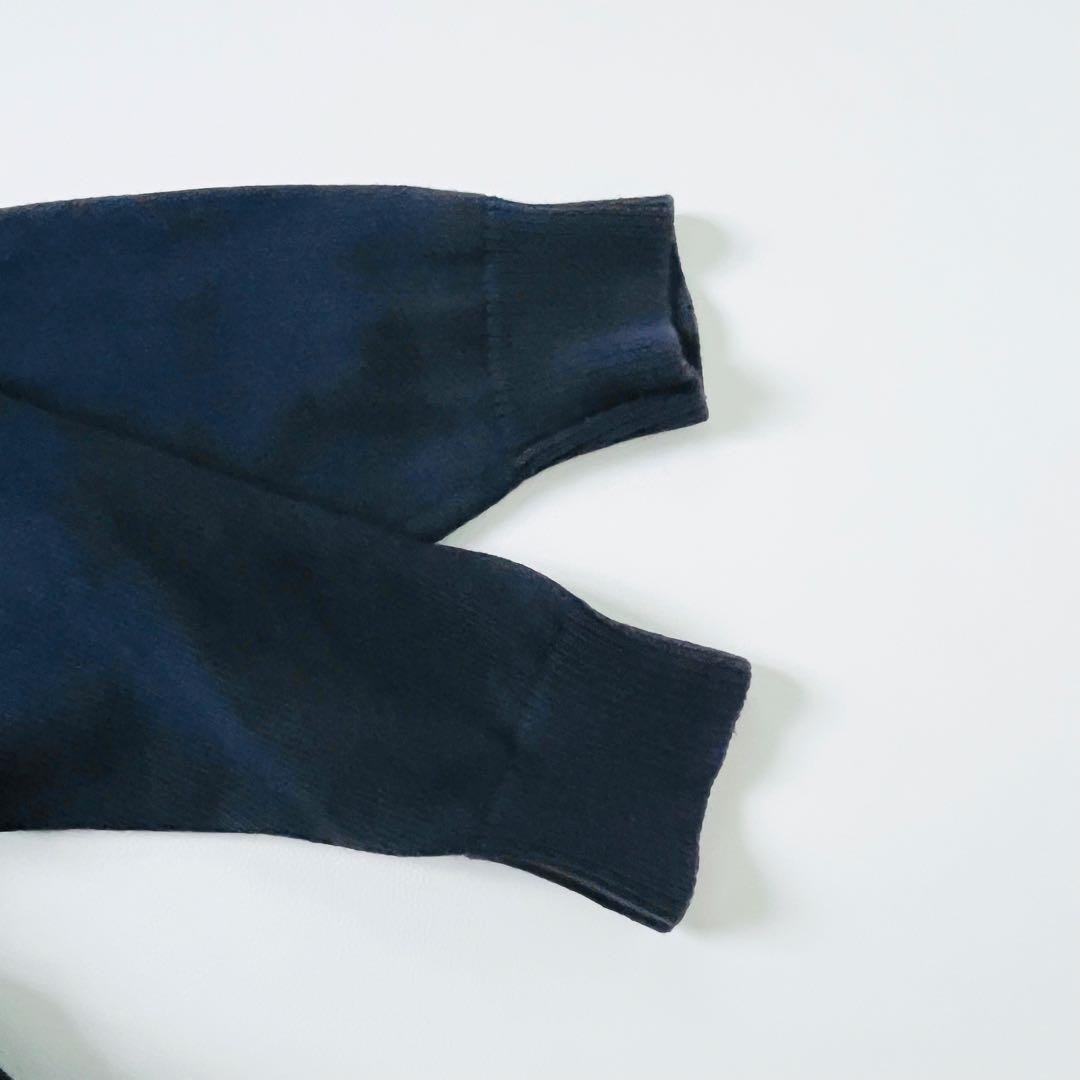 ドゥーズィエムクラス エブリデイアイライク ベーシックニット　コットン　ネイビー