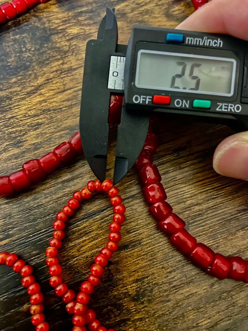 ★激レア★強血赤★ビンテージホワイトハーツ★インディアンジュエリー★アンティーク