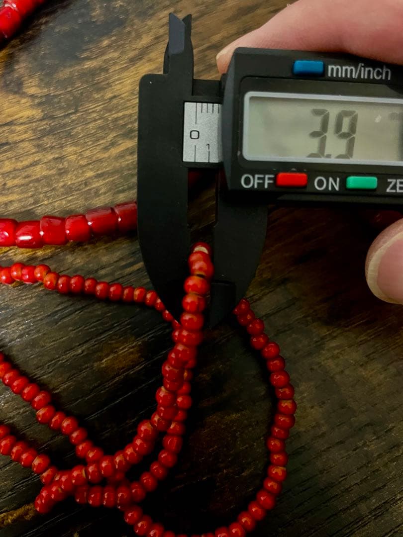 ★激レア★強血赤★ビンテージホワイトハーツ★インディアンジュエリー★アンティーク