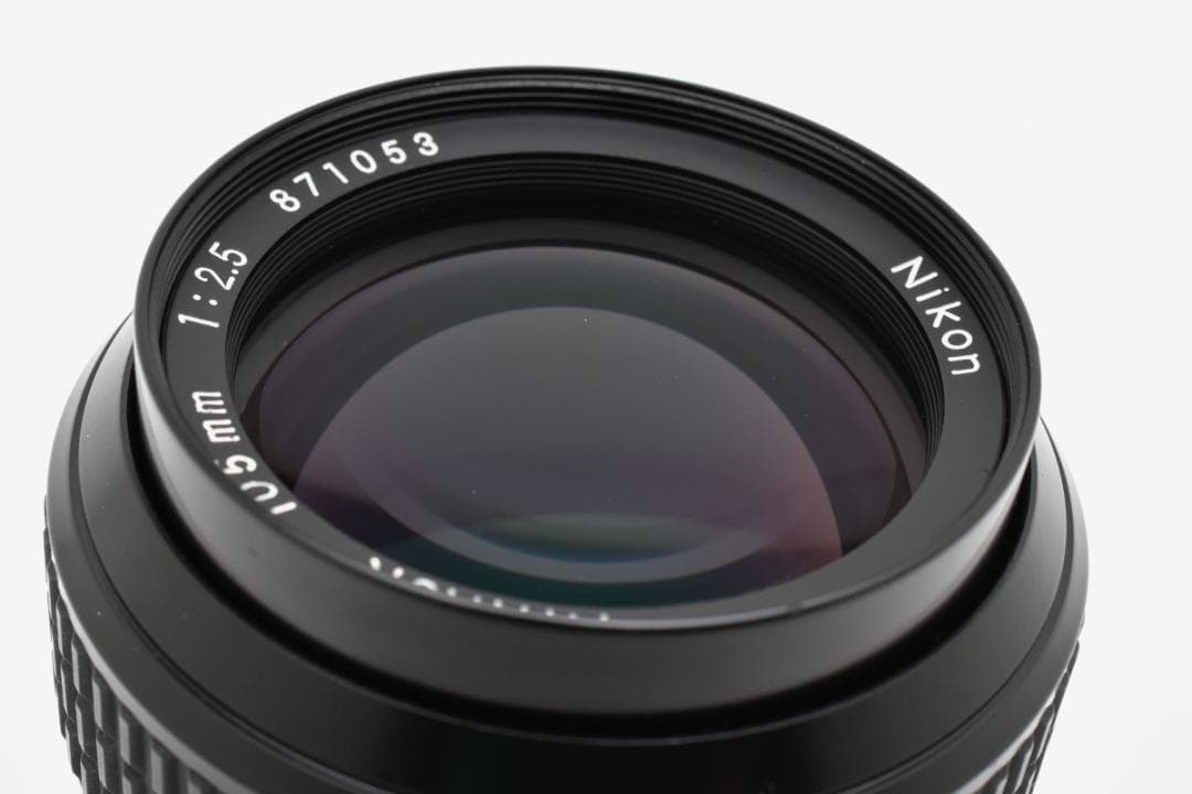 ★極上品★ Nikon Ai NIKKOR 105mm F2.5 単焦点レンズ