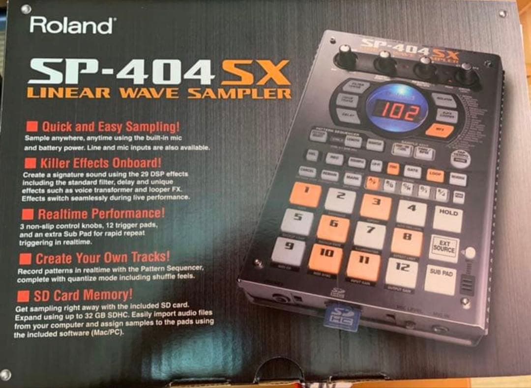 SP-404SX サンプルCD2枚付き　オーディオケーブル付き　値下げ