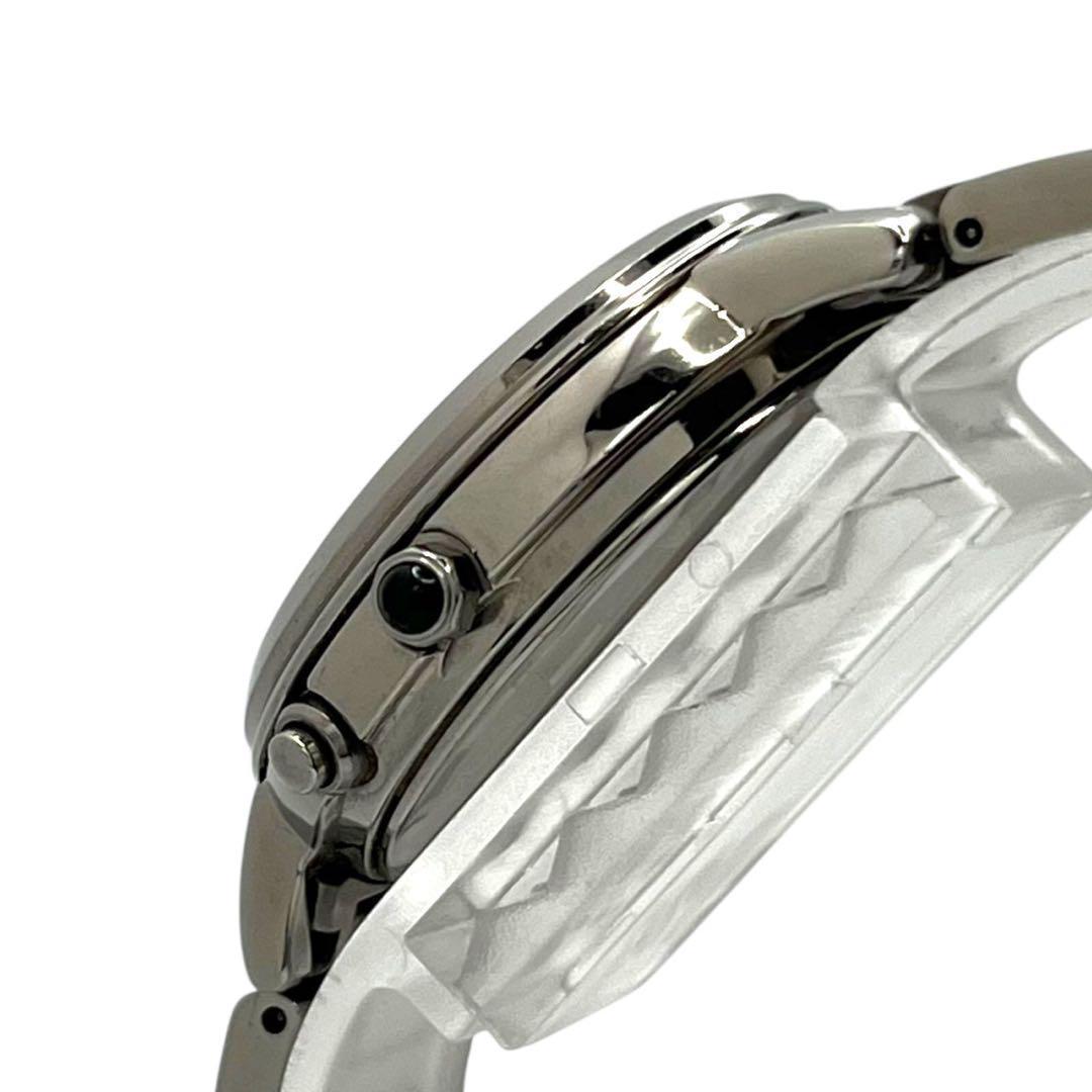 【美品】セイコー ルキア デイト チタニウム 電波ソーラー 腕時計 877