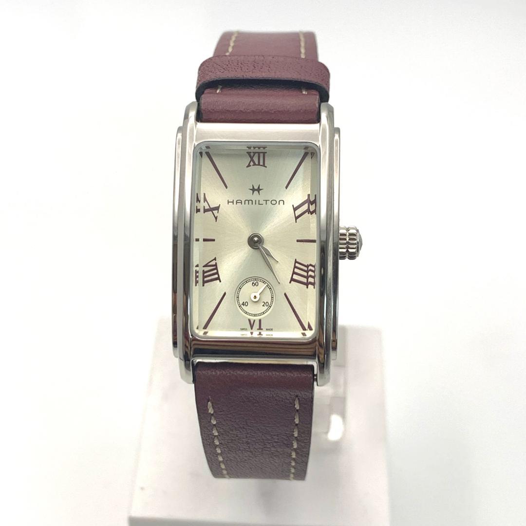 7-4419 HAMILTON H112210 アナログ腕時計 長方形