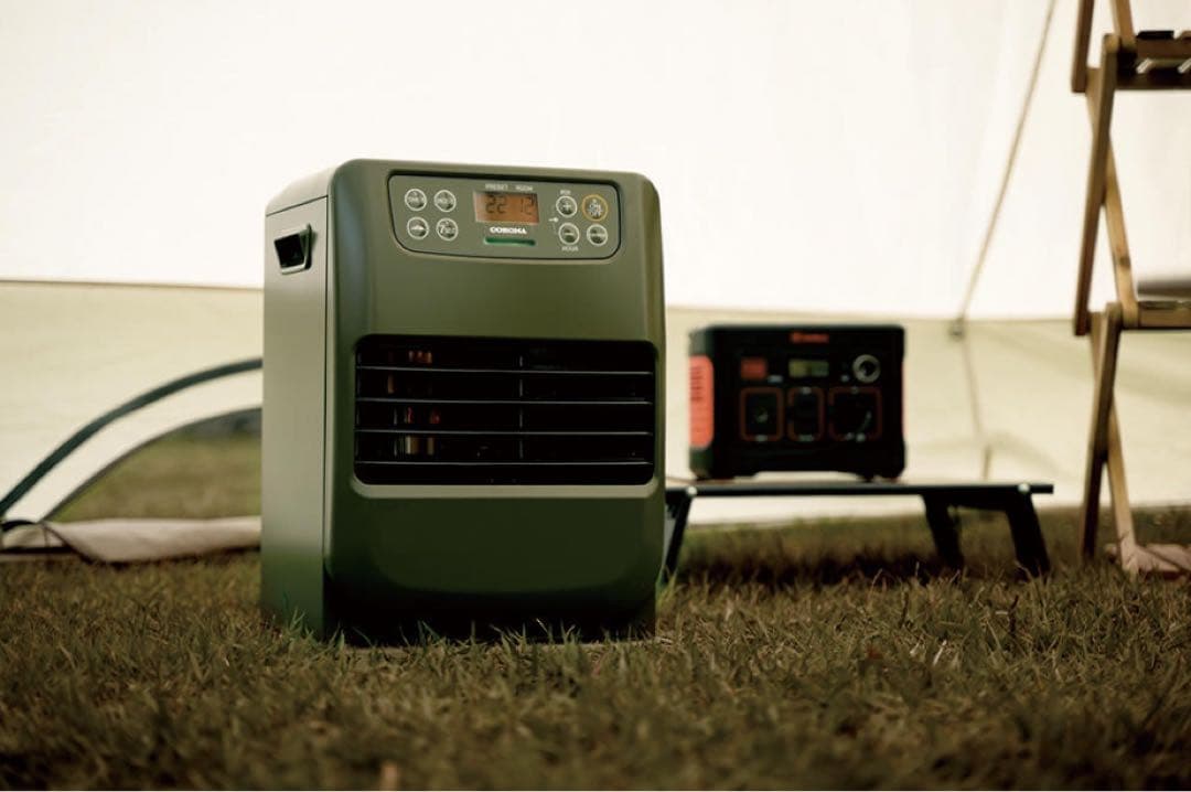 送料込み 冬キャンプ 限定色 コロナ 石油ファンヒーター FH-CP25Y G