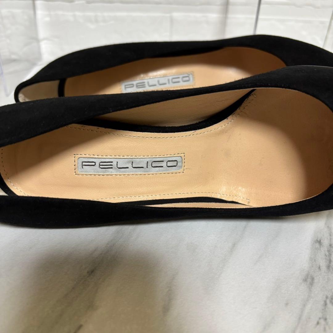 【未使用】 PELLICO ペリーコ ブラック スエード パンプス ハイヒール