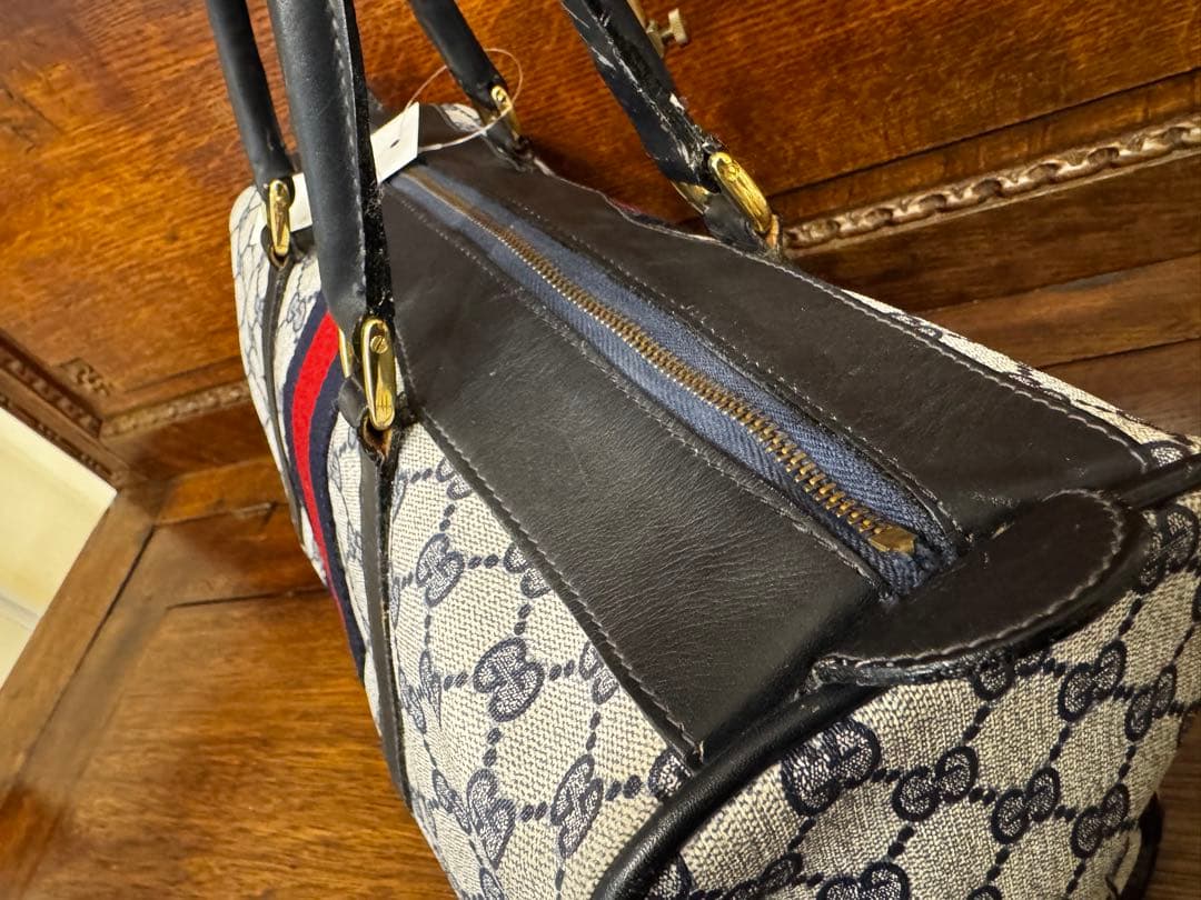 GUCCI オールドグッチ　シェリー　ミニボストン　ハンドバッグ