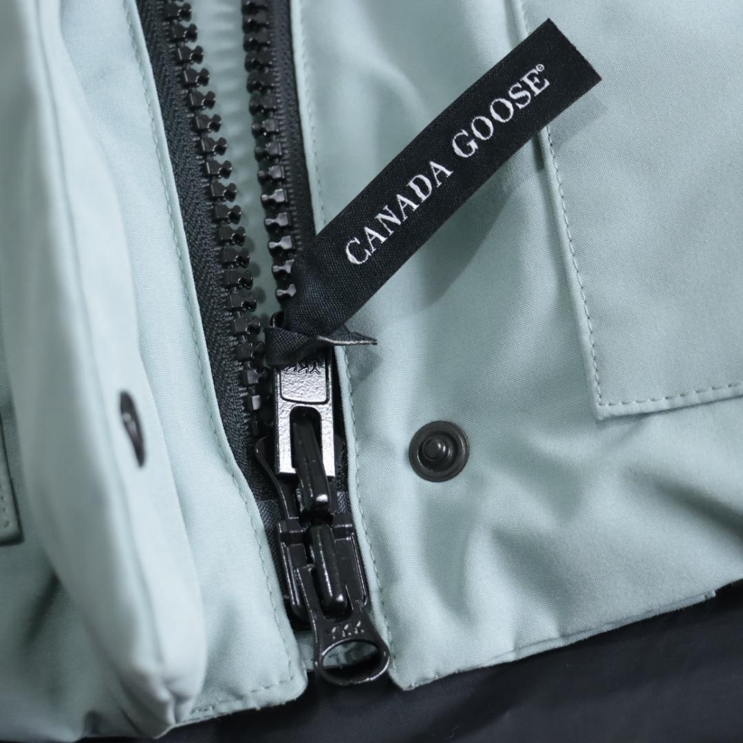 希少！カナダグース ダウンジャケット　ブレイクリーパーカ　ライトブルーサザビー