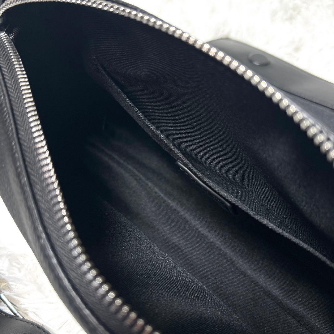 【極美品・未使用級】BEARDSLEY 2way レザーボディバッグ ブラック