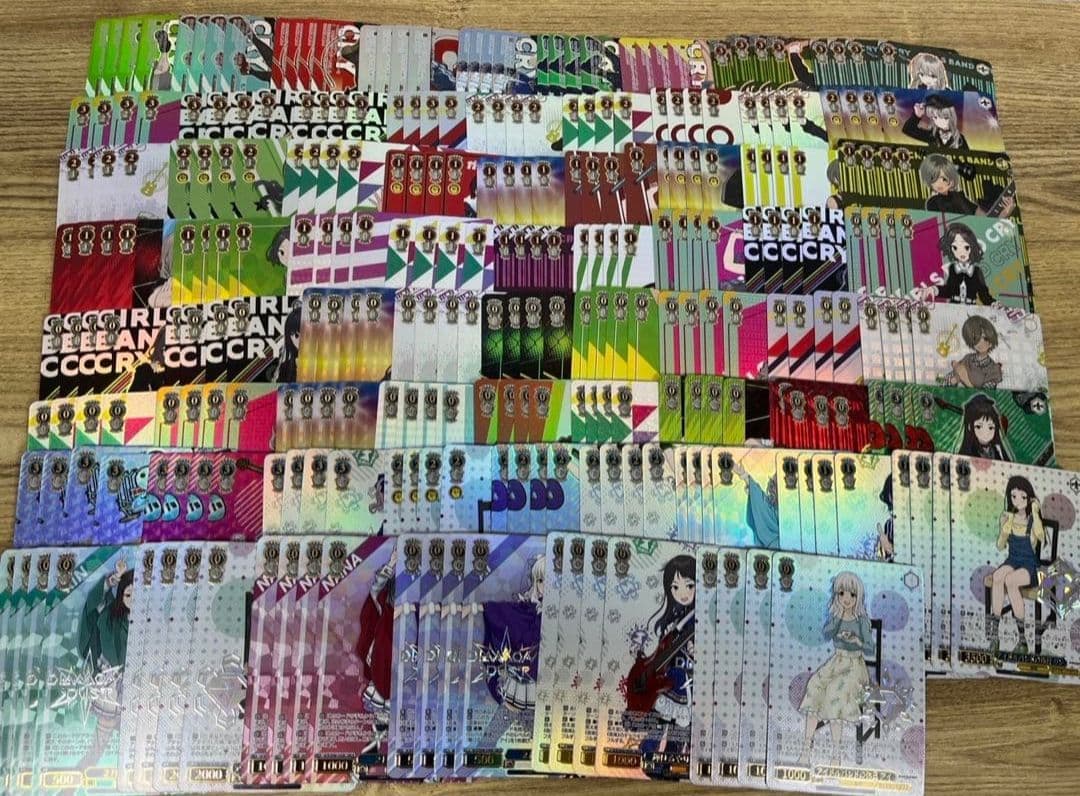 ヴァイスシュヴァルツ　ガールズバンドクライ　ガルクラ　GBCR　4コン