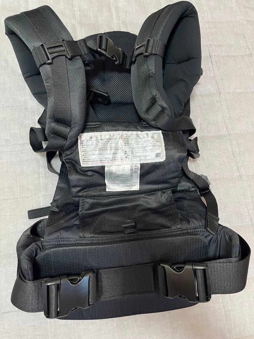 【美品】ラッキーインダストリーズ ベビーキャリアオン抱っこ紐