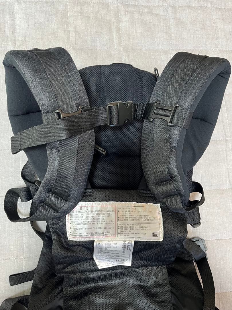 【美品】ラッキーインダストリーズ ベビーキャリアオン抱っこ紐