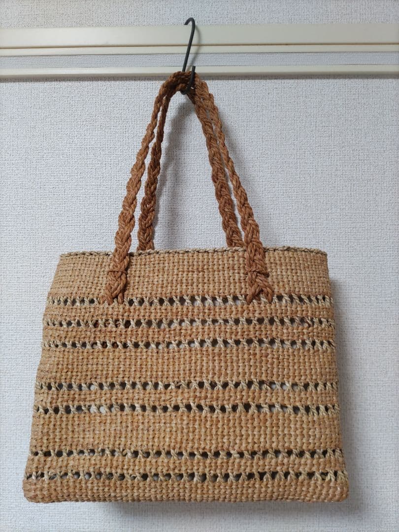 ヒロロの編みかごバッグ