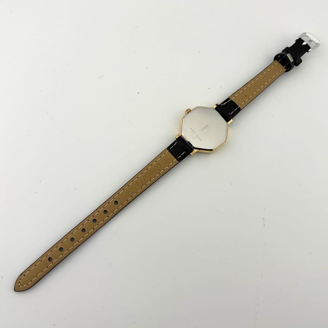 【新品電池/新品ベルト/稼働】サンローラン 4-101791 腕時計 オクタゴン