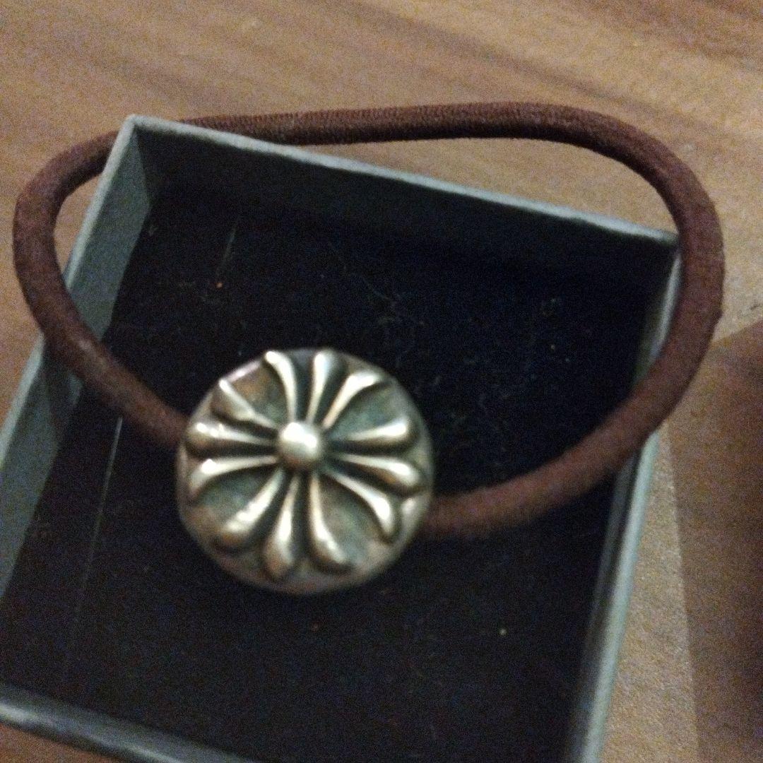 シルバー925素材 純銀 クロム クロスゴム キーパーリング ペーパーチェーン