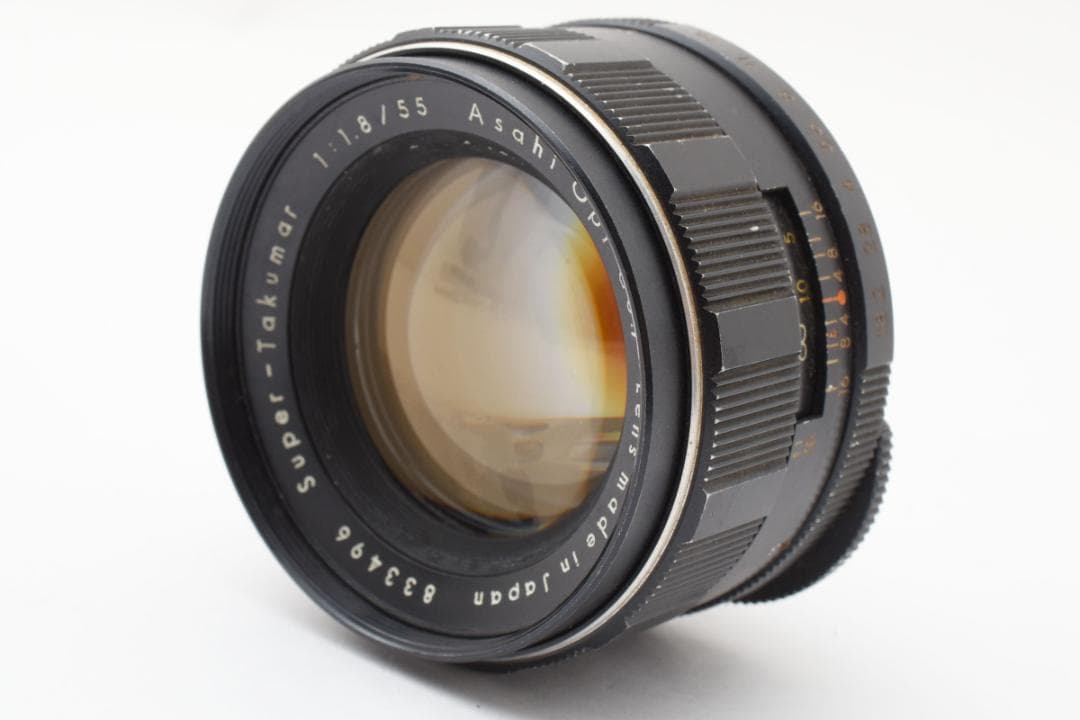 ◎初期型◎ Super Takumar 55mm F1.8 フード付 Y012