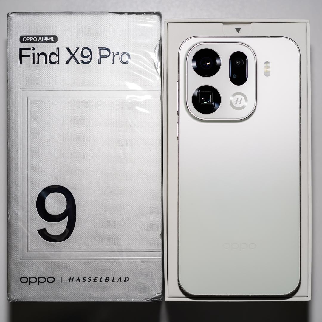 【未使用品】Oppo Find X9 Pro ホワイト 大陸版 12GB/256