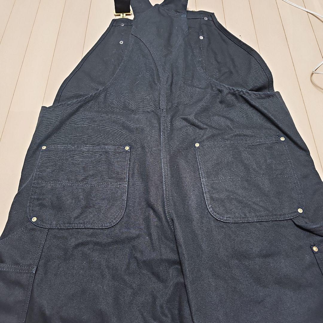 Carhartt カーハート Wニー オーバーオール USA企画 美品 ブラック