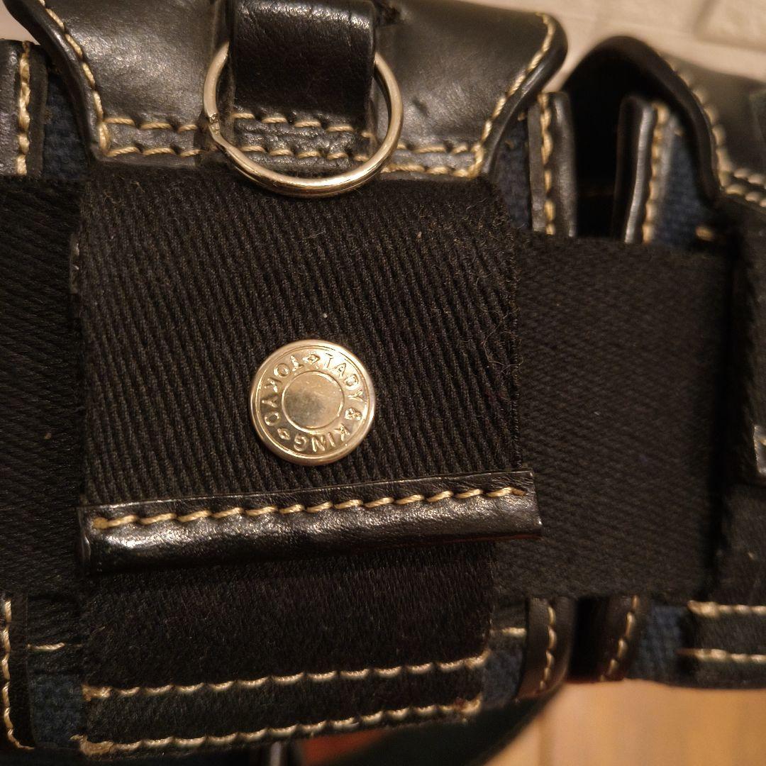 〜11日 TADY&KING ブラック ウエストポーチ　バイカーさん向け