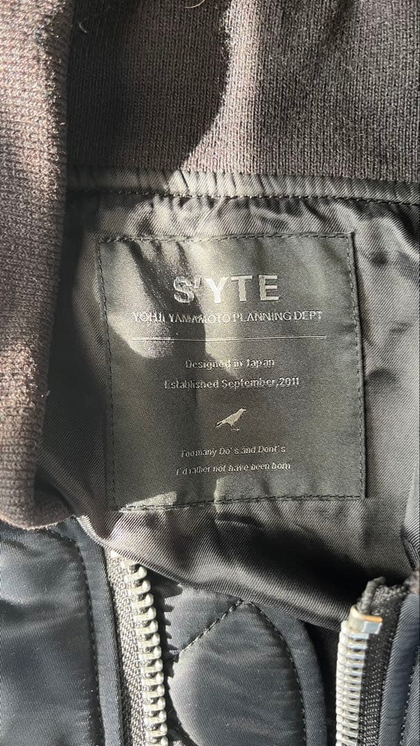 S'YTE ヨウジヤマモト◎ナイロンオーバーサイズMA-1ジャケット