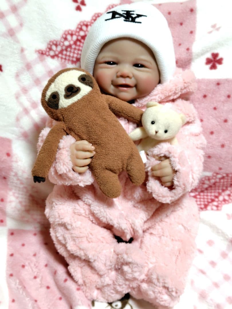 ♡笑顔がめちゃカワベビー♡リボーンドール　☆お世話セット付き☆