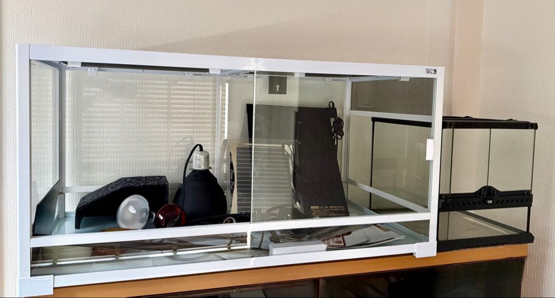 お値下げ中！！飼育ケース2個入りフトアゴヒゲトカゲ飼育14点セット