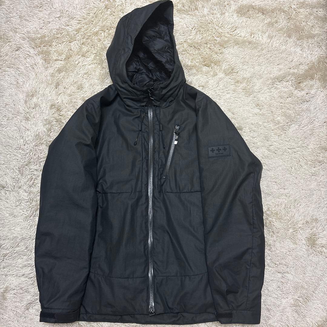 TATRAS フード付きライトダウン ブラック