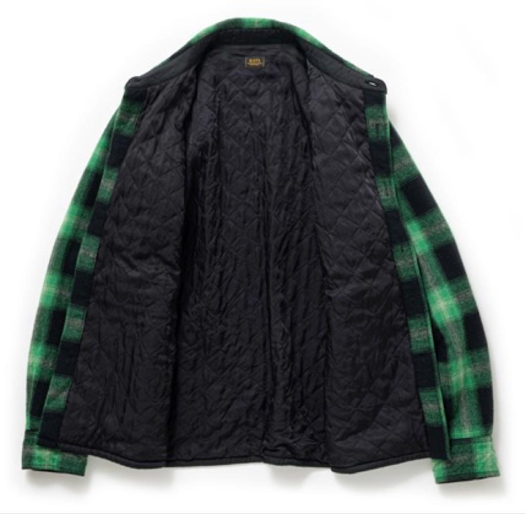 トップス RATS WOOL CHECK SHIRT JKT M
