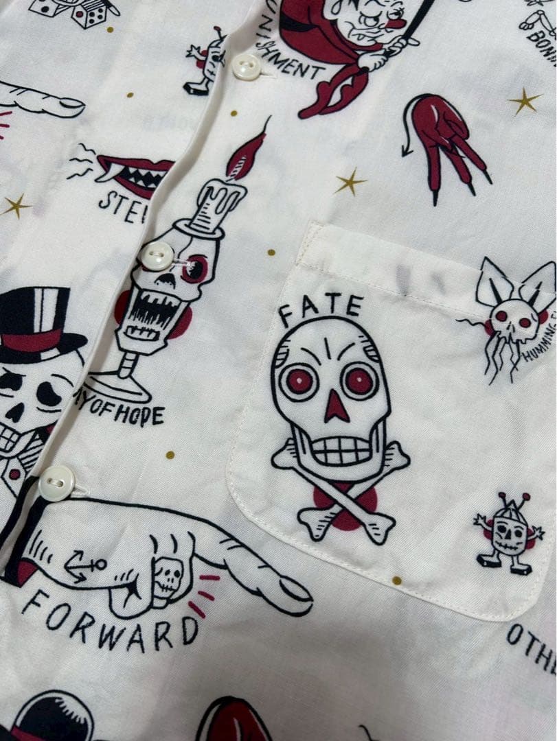 【超希少 初期名作】Weirdo Skull Tattoo Shirtsアメトラ
