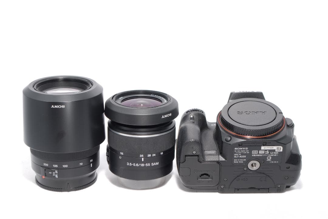 ✨SONY α55✨ダブルレンズ✨カメラデビューに✨高速AF✨一眼レフ