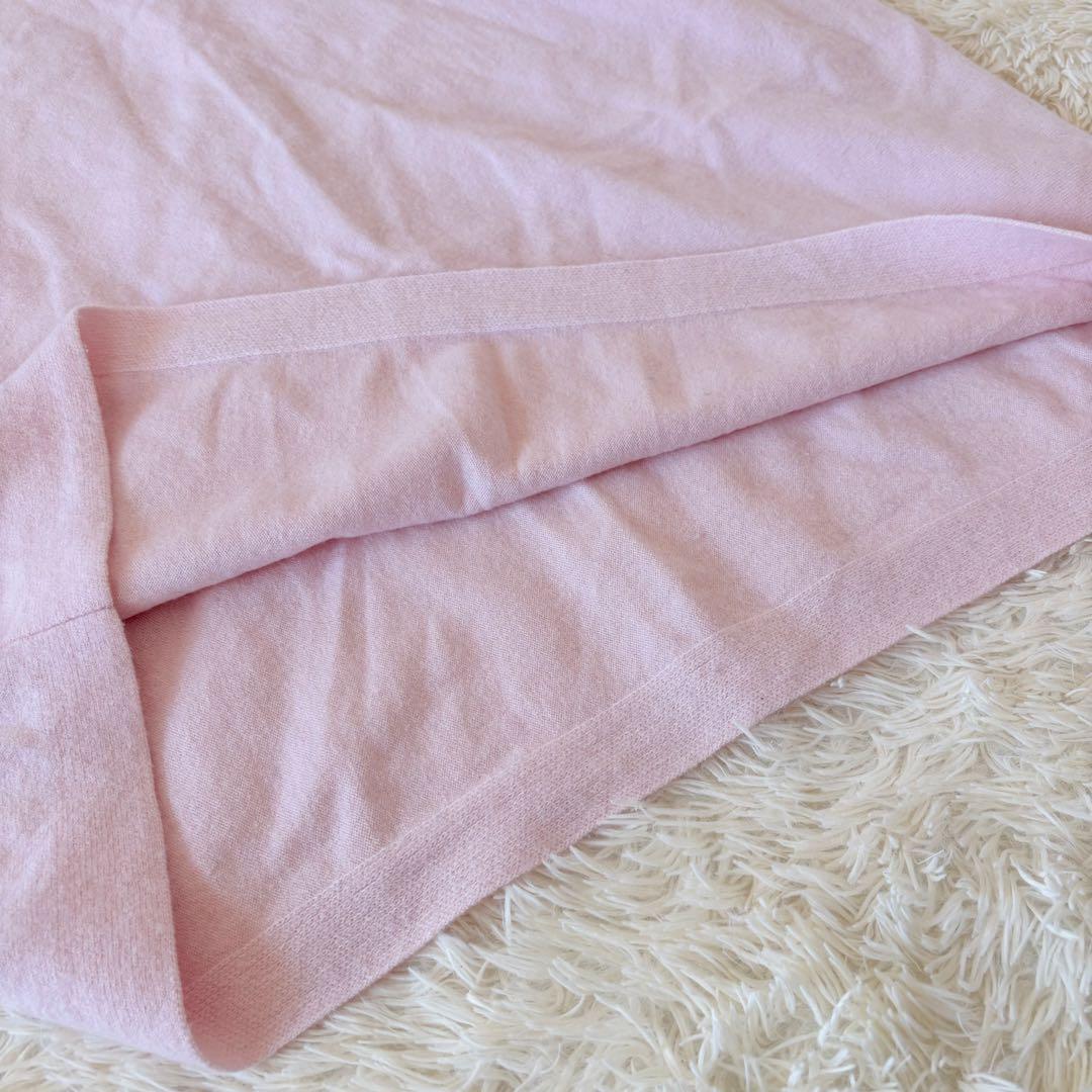 美品✨定価2.4万✴︎ビアズリー ビッグロングクルーニット　ピンク　オーバーサイズ