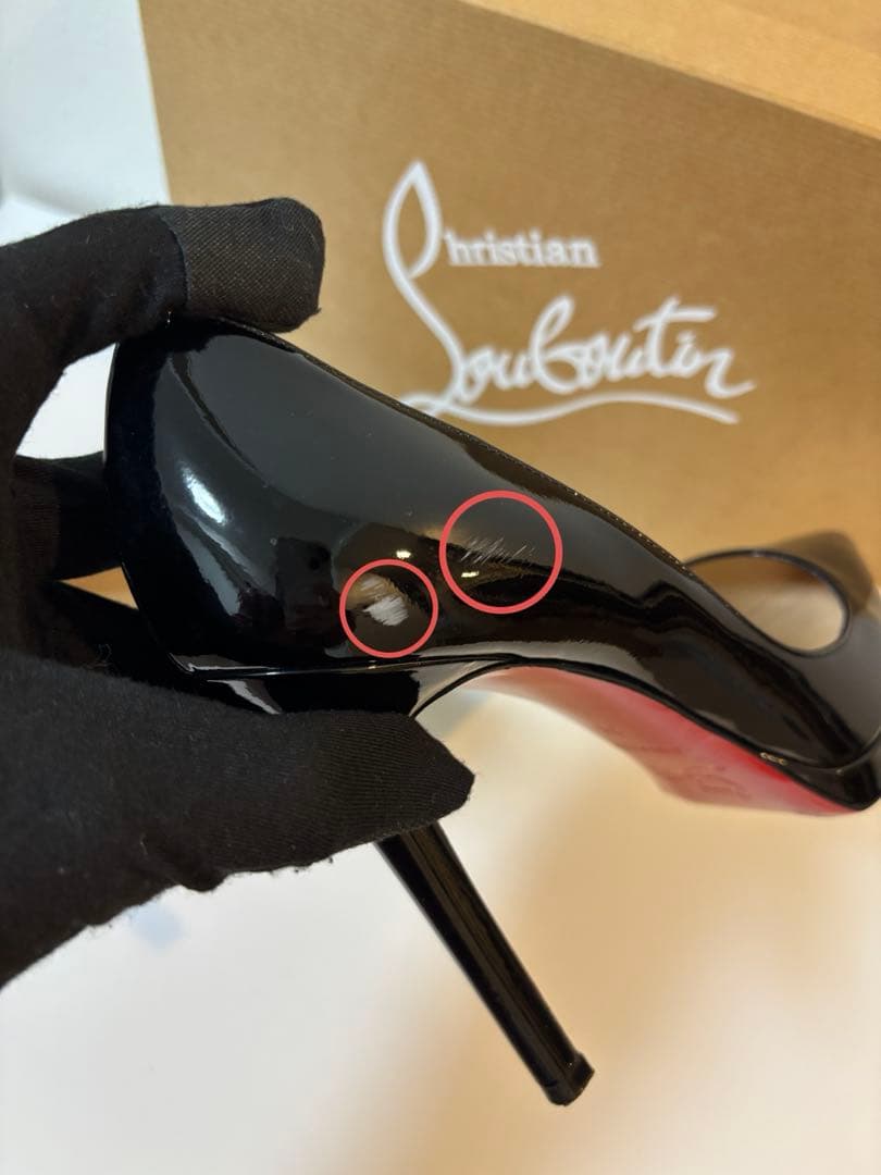 Christian Louboutin ルブタン　ブラックハイヒール　パンプス