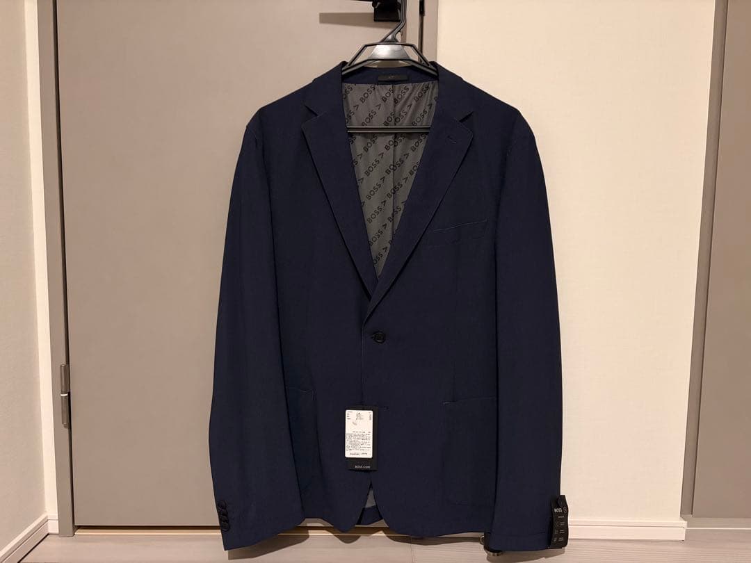 BOSS ネイビービジネスジャケット