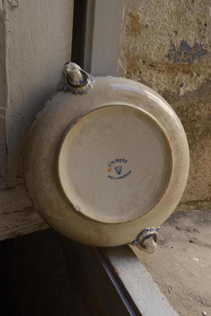 クレイユモントロー コルベール　サラディエ/レギュミエール　アンティーク皿