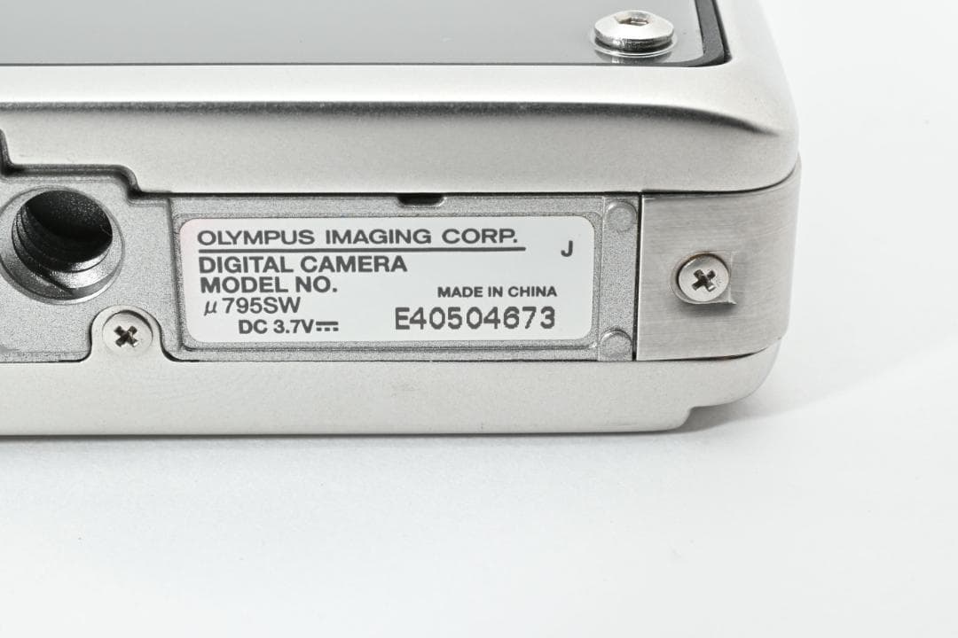 【美品】OLYMPUS μ795 ダークシルバー　動作確認済