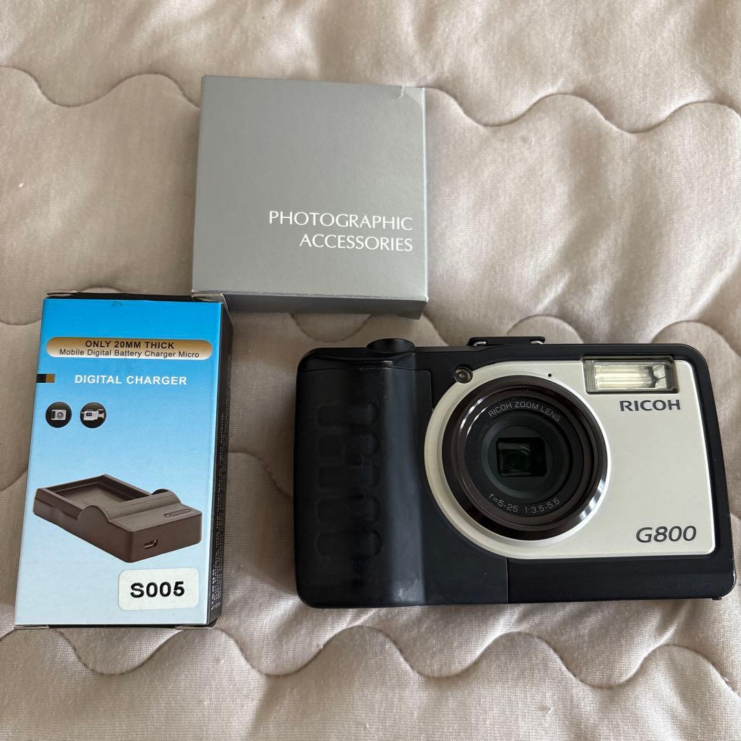 レンズ保護フィルター付 リコーG800 ricoh 防水防塵