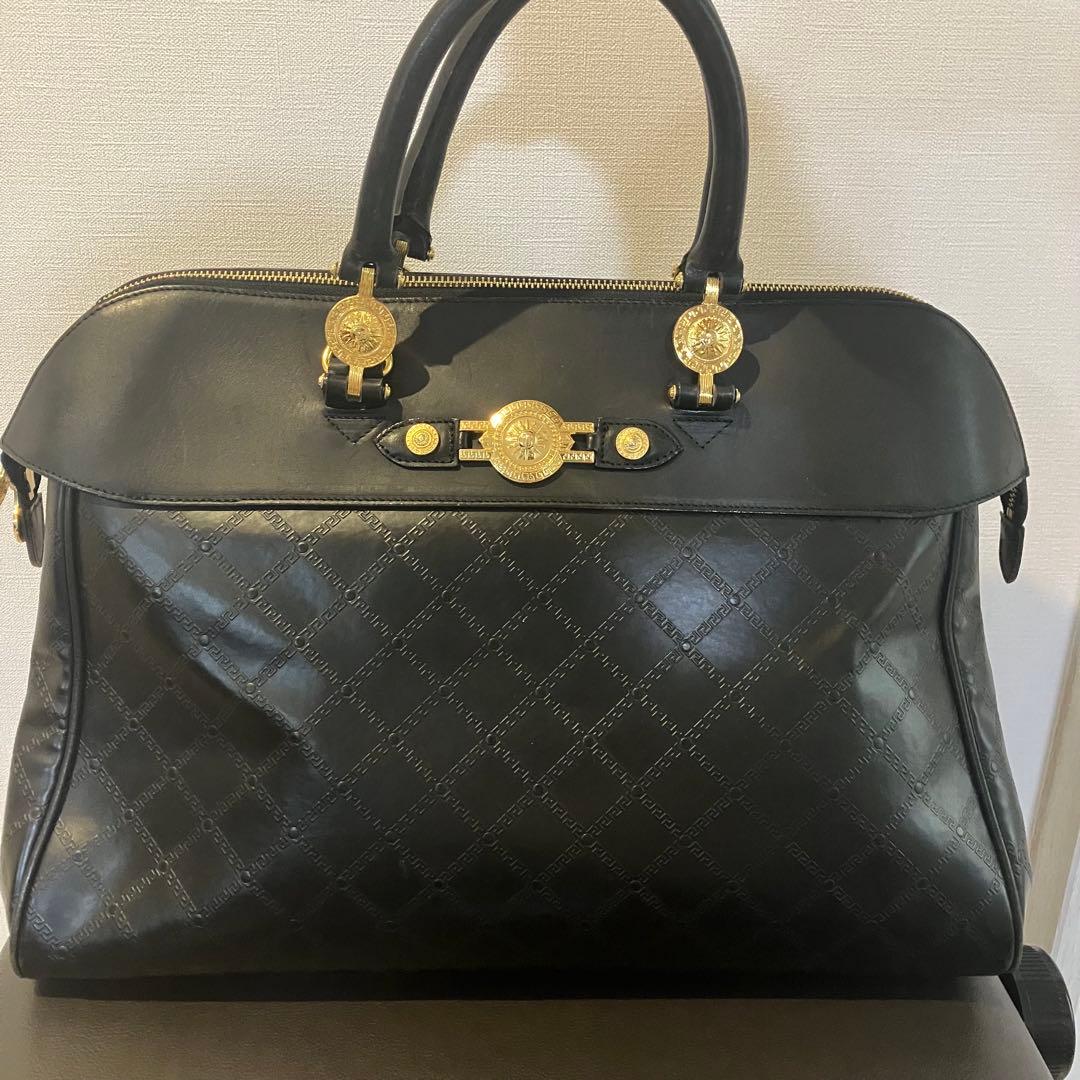 ヴェルサーチ　サンバースト　ボストンバッグ